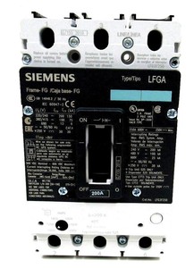 เบรกเกอร์วงจร LFG3B200L LFG3B200L ซีรีส์ LFG3 200A 480V 3 โพล สำหรับ PLC - Product Image 1