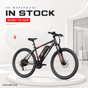 Vélo de montagne électrique à double frein à disque 350W QNUT <span class=keywords><strong>VICTOR</strong></span> 3.0 26 pouces 21 vitesses E-bike 36V 10.4Ah Batterie au lithium Vélo électrique - Product Image 1