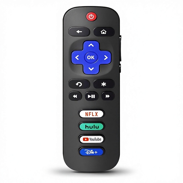 Replacement Remote Control for Smart TV ( TCL Hisense Onn for Insignia)-Not Compatible for Box/Stick