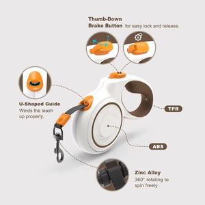 Correa Retráctil para Perros Grandes, Medianos y Pequeños, de Nailon Reflectante de 5m/16 pies, Venta al Por Mayor - Product Image 3