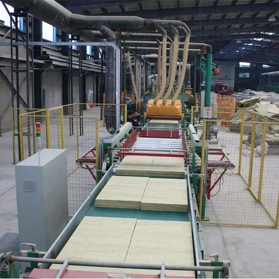 mineral wool panel production line basalt fiber production line basalt rock wool making machine