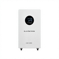 Système tout-en-un 15 kWh 51,2 V sur pied avec batterie solaire au lithium pour stockage d'énergie hybride sur réseau