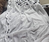 Nouvelle Robe Longue Femme 2027 à Pois, Col Halter Croisé, Taille Découpée, Froncée, en Tulle Transparent, Idéale pour la Plage et les Soirées Élégantes