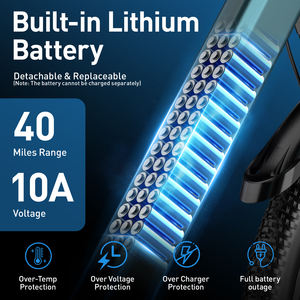 Bicicleta Eléctrica Aairsk GT300 26 Pulgadas, Conducción Urbana y de Ocio, Resistente, Rentable, con Almacén en UE, Reino Unido y EE. UU., Tracción Trasera 36V 400W - Product Image 3