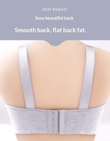 Soutien-gorge push-up fin grande taille sans armatures à bretelles réglables, bonnet complet, pour poitrine généreuse, effet minimisant, vente en gros