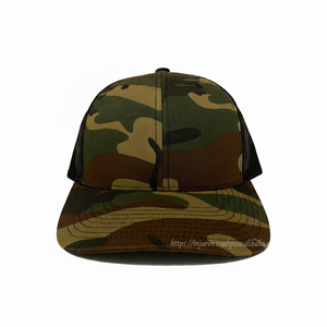 Chapeaux de camionneur camouflage uni de haute qualité 6 casquettes de camionneur panneau maille couleur personnalisée conception personnalisée Logo casquettes de sport Vietnam - Product Image 1