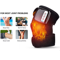 Ceinture de massage chauffante électrique portable pour soulager les épaules, les coudes et les genoux, avec minuterie, coussin pour les jambes, thérapie par points d'acupuncture, soulagement de la douleur en déplacement