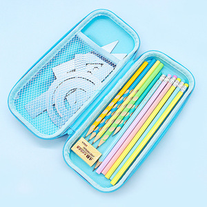 Trousse à crayons 22,5 cm x 10,5 cm x 5,5 cm en EVA avec fermeture éclair, design de dessin animé, pour l'école et le bureau - Product Image 2