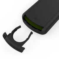 Télécommande universelle 19 touches à code fixe en plastique RCT019 avec apprentissage IR, programmation macro, prise en charge RF et commande vocale, portée 10m