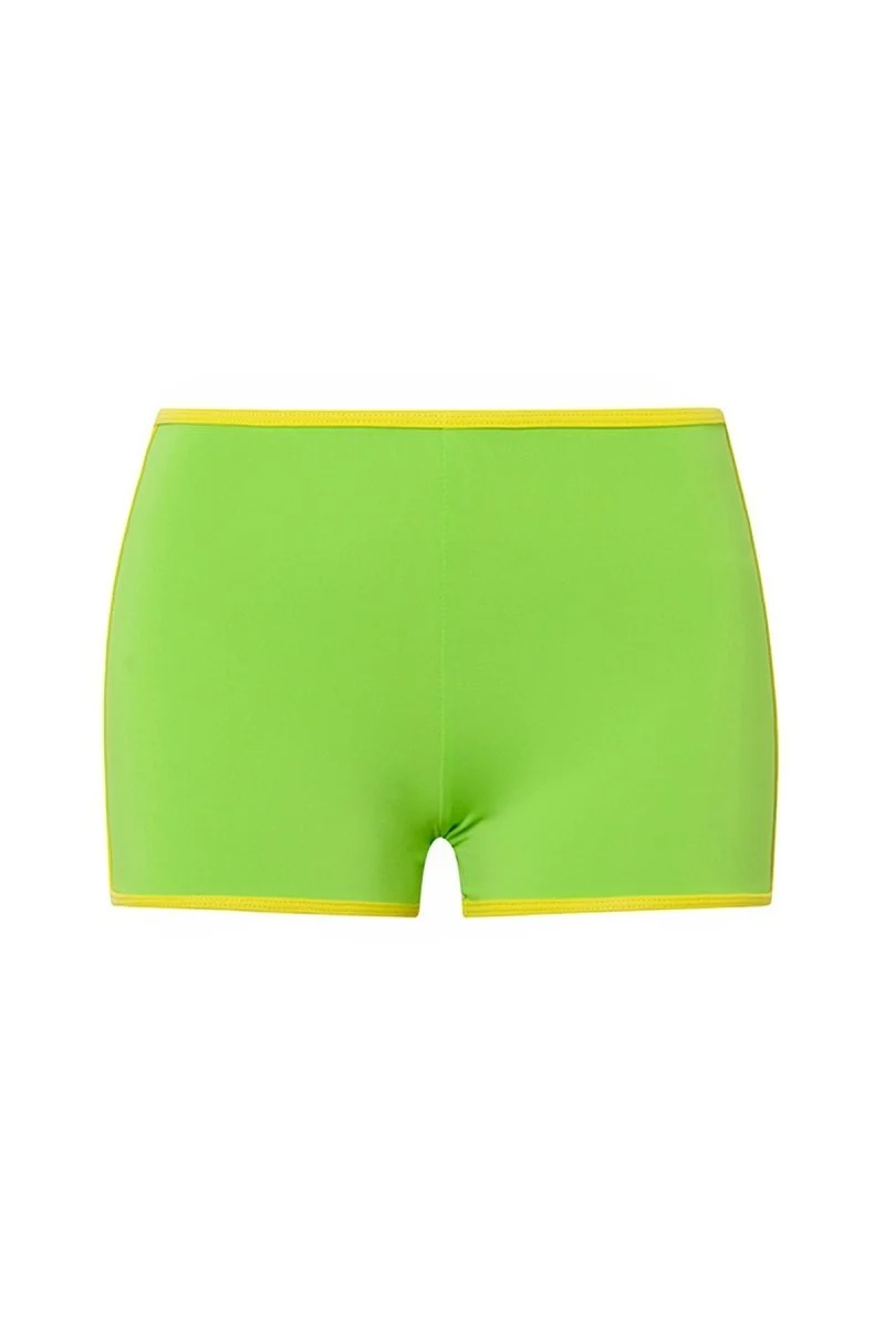 Short de bain taille haute