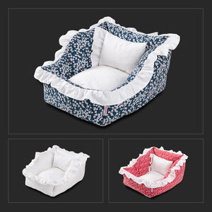 Truelove lüks çevre dostu nefes <span class=keywords><strong>Pet</strong></span> yatak aksesuarları yumuşak küçük köpekler kediler için % 100% pamuk moda kaymaz rahat - Product Image 6