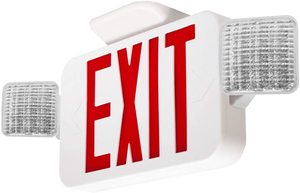 Boîtier ABS mural sûr Led double têtes Spot lumière de secours pour la sortie - Product Image 2