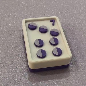 Juego de 160 Fichas de Mahjong Americano en Relieve 3D con Tapete Flotante - Product Image 3