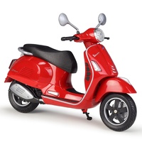 WELLY 1:12 2020 Vespa GTS Super Modèle de moto en métal moulé sous pression sans batterie pour les collectionneurs de plus de 14 ans Cadeau Vente en gros