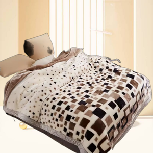 Manta de Lujo Cómoda Tamaño King, Estilo Europeo y Americano, Tejida con Patrón Floral de Poliéster Coreano, para Otoño/Invierno, Venta al por Mayor - Product Image 3