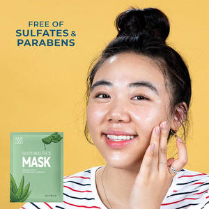 Masque facial hydratant et blanchissant multi-effets aux herbes biologiques et vitamine C de Greenlem (fabricant OEM) - Product Image 5