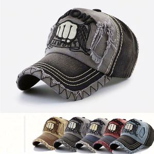 Casquette de baseball personnalisée bicolore délavée et vieillie, style 2023, haute qualité - Product Image 1