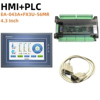 Samkoon-Placa de control industrial HMI, pantalla táctil de 4,3 pulgadas y PLC de la serie FX3U, HMI, de pulgadas