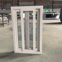 Diseño de ventana de Casa moderna, ventanas corredizas Upvc