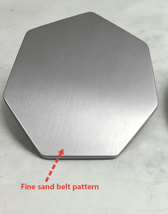 JINZHU 1000mm Doppelband-Trockenschleifer Automatische Flachstangen-Poliermaschine für Edelstahl, Messing, Aluminium - Product Image 5
