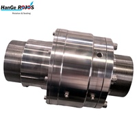 Raccord Rotatif pour Eau en Acier Inoxydable 304 HanGe WT1-100-RG, Entrée BSP 4 pouces, Monoflux, Pression Max. 10 bars, Finition Polie Dublin