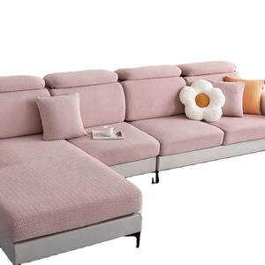 Housse <span class=keywords><strong>de</strong></span> canapé moderne tout compris élastique antidérapante et épaisse, protection universelle en jacquard et spandex, toutes saisons, en polyester adapté - Product Image 3
