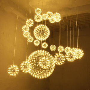 Lampe Suspendue en Métal Marocain Design Intérieur Décoratif Sphère Vertige Cuisine <span class=keywords><strong>Restaurant</strong></span> Led Moderne Cage Boule Suspension - Product Image 1
