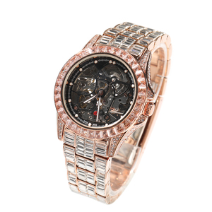 Nuovi Orologi Meccanici di Lusso 2024 per Uomo, Completamente Tempestati di Diamanti, Impermeabili, <span class=keywords><strong>Quadrati</strong></span> e Rotondi - Product Image 3
