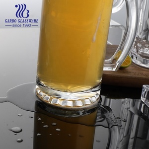 Verre à bière royal doré Garbo 16 oz en gros, unique, <span class=keywords><strong>personnalisé</strong></span>, plaqué, coloré, pour bar, pub, service, avec poignée, va au lave-vaisselle, fabriqué en Chine - Product Image 3