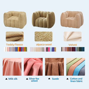 Puf suave de alta calidad, tapicería infantil, PUF deformado, sofá interior, sala de estar, ocio, sofá perezoso, puf para niños - Product Image 3