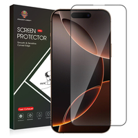 Protection d'écran incassable pour téléphones mobiles Samsung et iPhone 17, 16, 14, 15, 13, 12, 11, 10, XR, Pro Max – Verre trempé HD 9H 6D 2.5D