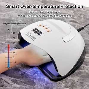 Lampe à ongles UV LED SUN X6MAX 45 LED avec capteur automatique, séchoir électrique pour vernis gel, équipement de manucure pour salon - Product Image 6