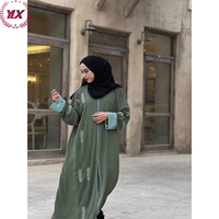 Vêtements islamiques en gros, robe imprimée turque, jupes grandes tailles pour femmes, ensemble deux pièces, abaya de prière pour musulmanes