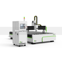 Machine de fraisage CNC ATC pour le travail du bois 2040 Syntec/NC Studio PLC DSP Prix compétitif 9KW Zone de travail 2000x4000mm