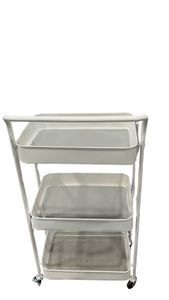 Modern Stainless Steel Foldable Cart Foldable Kitchen Gadgets 3 Layers Sample Available Easy Bulk Order Premium Folding Cart - Product Image 3