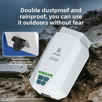 Pompe à air rechargeable ultra-silencieuse double usage OEM GX-1000 pour la pêche en extérieur et l'usage domestique, en plastique ABS, emballée, garantie 1 an