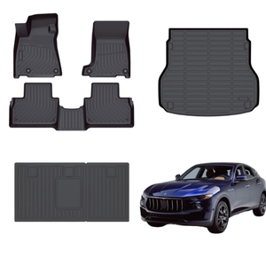 Tapis de sol de voiture de luxe écologiques en TPE, ensemble complet 2 pièces pour Nissan Patrol 2014 - Product Image 1