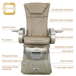 Salon Pediküre Spa Stuhl mit W Wasser zeichen für Wasser zeichen zur Verwendung in Australien Pediküre Spa von Überlauf Pediküre Basis - Product Image 4