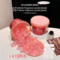 Perles de gel lessive écologiques 5-en-1 Day 7 Secret Forost Ebony Rose, parfum longue durée, nettoyage en profondeur, antibactérien