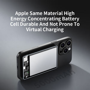 Cargador portátil de 5000mAh, Banco de energía inalámbrico magnético fino PD 20W, paquete de Batería <span class=keywords><strong>Externa</strong></span> de carga rápida <span class=keywords><strong>para</strong></span> <span class=keywords><strong>iPhone</strong></span> 16 AirPods - Product Image 5