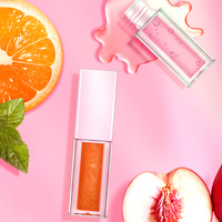 Vente en gros Marque privée Hydratant longue durée Waterproof Vegan Rose Red Lip Stain Repulpant Oil Liquid Lipstick Lip Gloss
