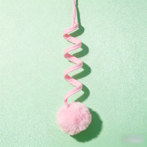 Juguetes para gatos, pelotas de felpa con resorte, columpios para puerta, juguetes para gatitos, juguetes masticables, juguetes para que los gatos se diviertan y alivien el aburrimiento. - Product Image 2