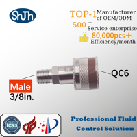 Raccord de plomberie haute pression Swagelok Type 316SS forgé, vis externe NPT femelle, accouplements rapides pour l'huile DIN API ASME ASTM JIS