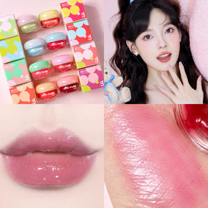 منتج أصلي كوري جديد من المصنع مباشرة ملمع شفاه جيلي على شكل جل أحمر شفاه مربى ملون بشكل طبيعي يعزز البشرة - Product Image 3