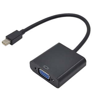 <b>Mini</b> Dp To Vga Converter With Chip For Laptop Monitor Adapter Cable White - Product Image 2