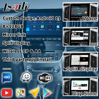 Boîte Android 13 8+128 Carplay pour Toyota Land Cruiser LC200 VXR Boîte de navigation 2014-2021 Interface vidéo par Lsailt
