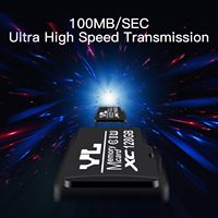 Kamera keamanan Drone Bayi/hewan, Flash kartu SD plastik 64GB 128GB Kelas 10 Dengan Akses aplikasi ponsel