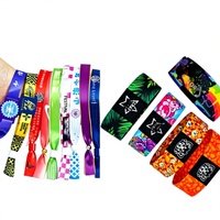 Bracelet RFID tissé jetable NFC haute fréquence passif pour contrôle d'accès, festivals de musique, concerts - Vente en gros, cadeau