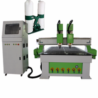 Prix compétitif Aspirateur industriel à double sac pour la menuiserie et les routeurs CNC, 3kW 4kW