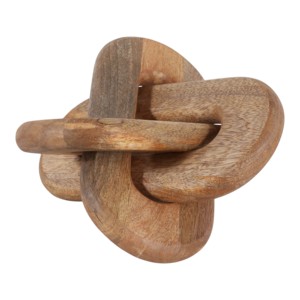 Scultura astratta in legno per decorazione di casa, ufficio, libreria, ornamento artistico - Product Image 3
